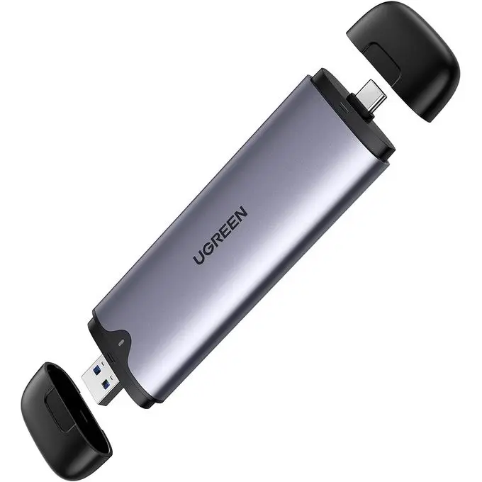  UGREEN USB-C + USB-A M.2 M-KEY HARD DRIVE ENCLOSURE 