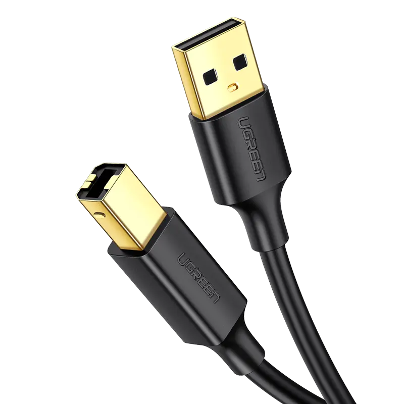 UGREEN USB 2.0 AM to BM Print Cable 1m (Black)