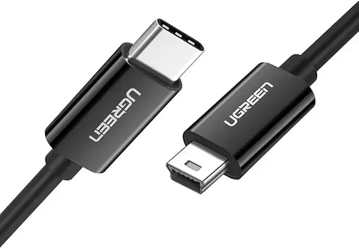 UGREEN 50445 - USB C to Mini USB Cable Black