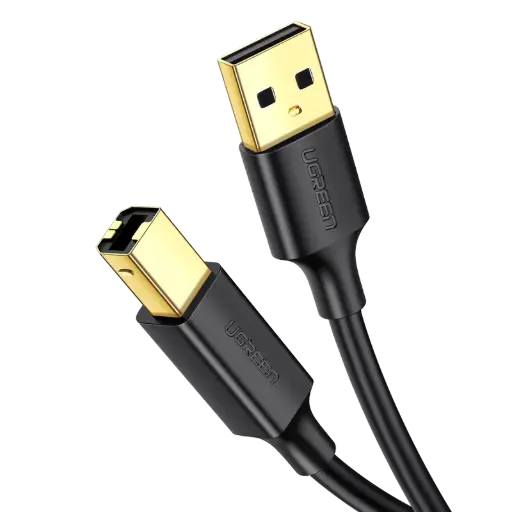 UGREEN USB 2.0 AM to BM Print Cable 1m (Black)