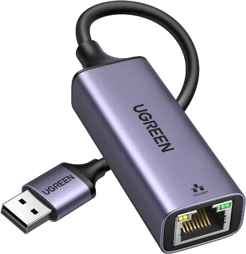 Ugreen UGREEN USB to RJ45 Ethernet Adapter Aluminum Case (Space Gray) 