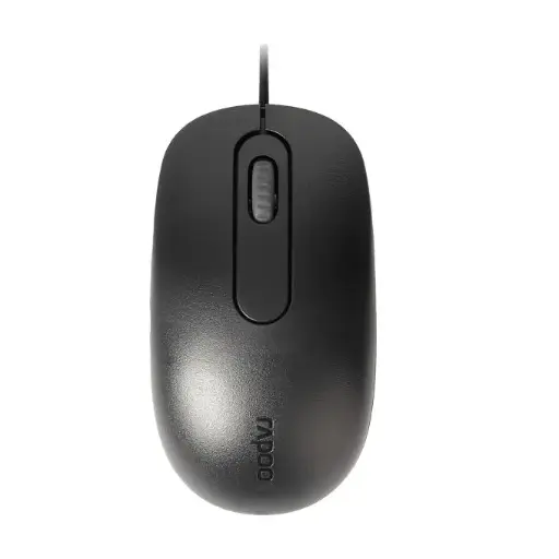 Rapoo N200 USB Wired Mouse Black